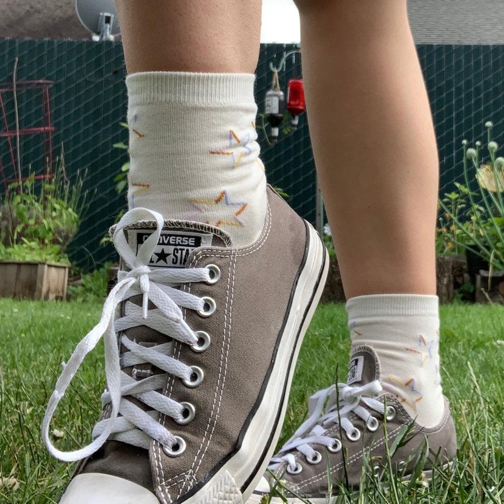 Grey Converse